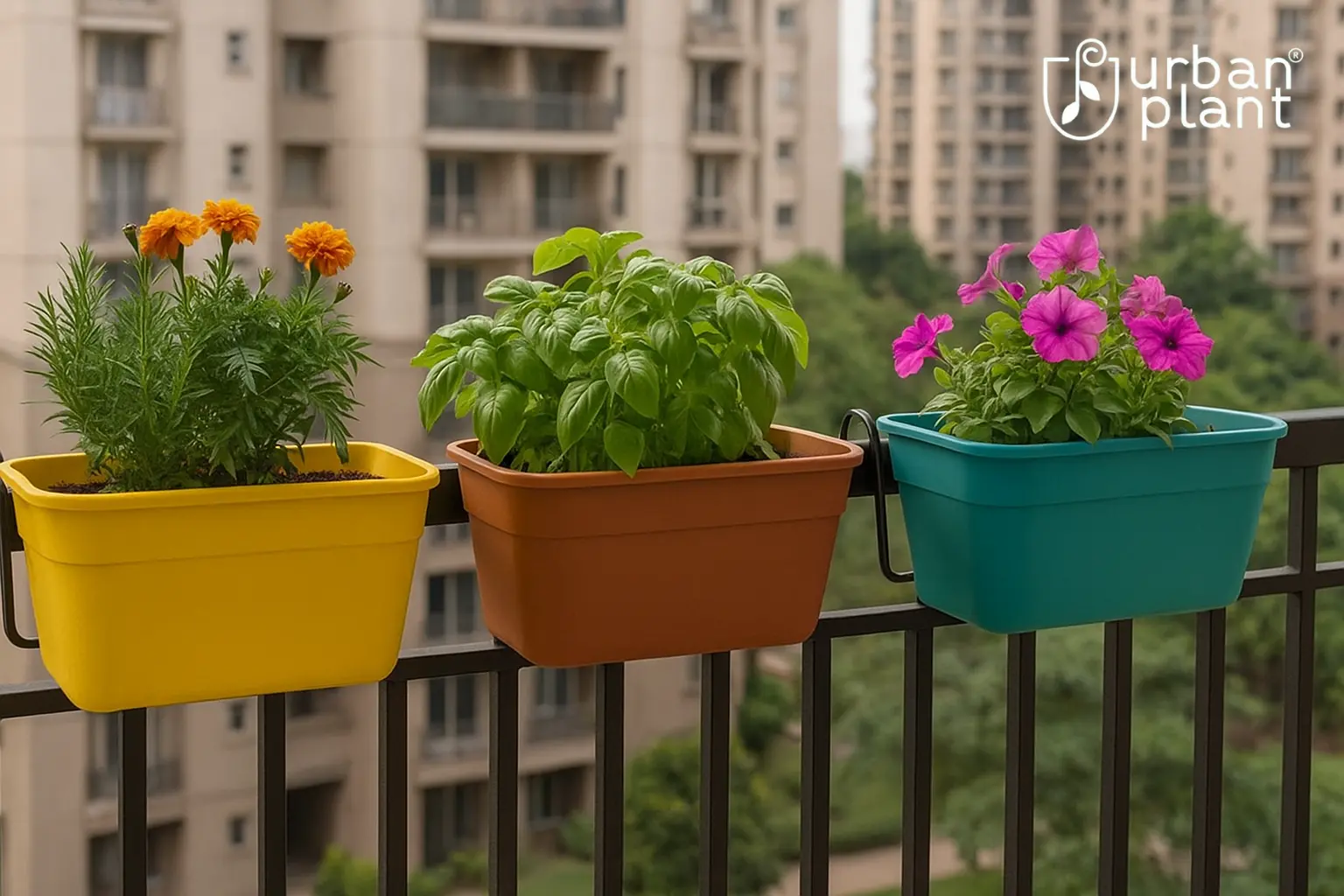 Railing Planter Ideas for Indian Balcony Gardeners